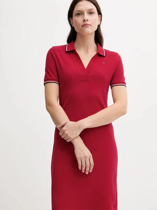 Zdjęcie produktu Tommy Hilfiger sukienka czerwony