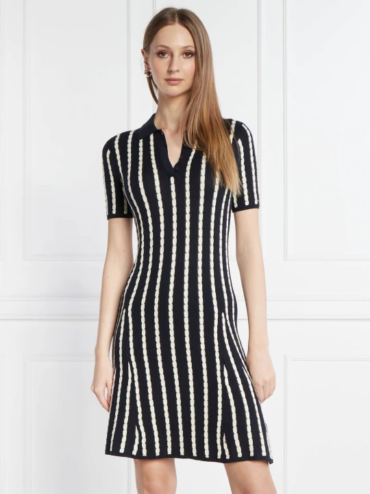 Zdjęcie produktu Tommy Hilfiger Sukienka CABLE granatowy