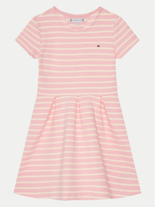 Zdjęcie produktu Tommy Hilfiger Sukienka codzienna KG0KG08339 S Różowy Slim Fit