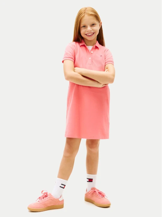 Zdjęcie produktu Tommy Hilfiger Sukienka codzienna KG0KG08564 Różowy jasny Regular Fit