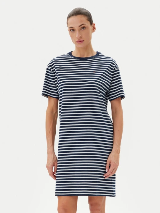 Zdjęcie produktu Tommy Hilfiger Sukienka codzienna UW0UW05937 Granatowy Regular Fit