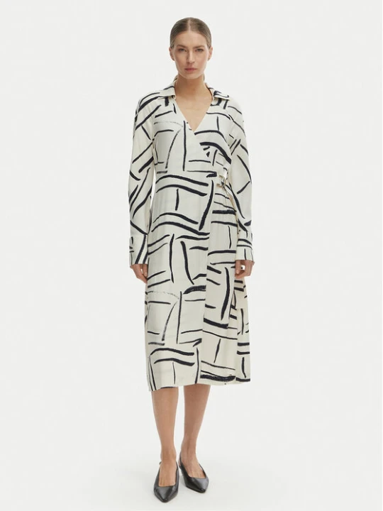 Zdjęcie produktu Tommy Hilfiger Sukienka codzienna WW0WW48934 Biały Relaxed Fit