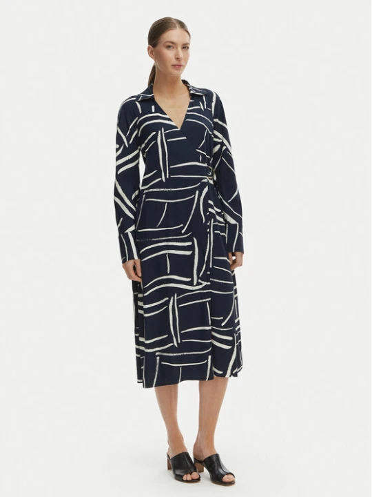 Zdjęcie produktu Tommy Hilfiger Sukienka codzienna WW0WW48934 Granatowy Relaxed Fit