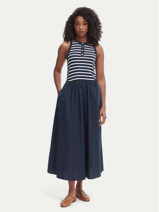 Zdjęcie produktu Tommy Hilfiger Sukienka codzienna WW0WW49628 Granatowy Regular Fit