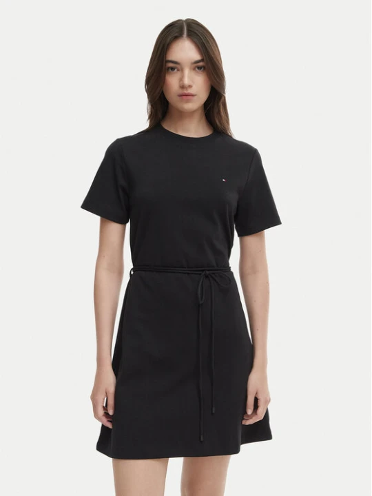 Zdjęcie produktu Tommy Hilfiger Sukienka codzienna WW0WW49772 Czarny Regular Fit