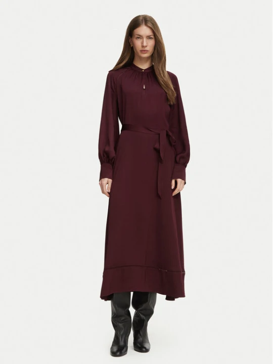 Zdjęcie produktu Tommy Hilfiger Sukienka codzienna WW0WW51836 Bordowy A-Line Fit