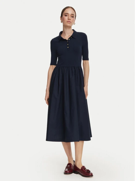 Zdjęcie produktu Tommy Hilfiger Sukienka codzienna WW0WW52227 Granatowy Regular Fit