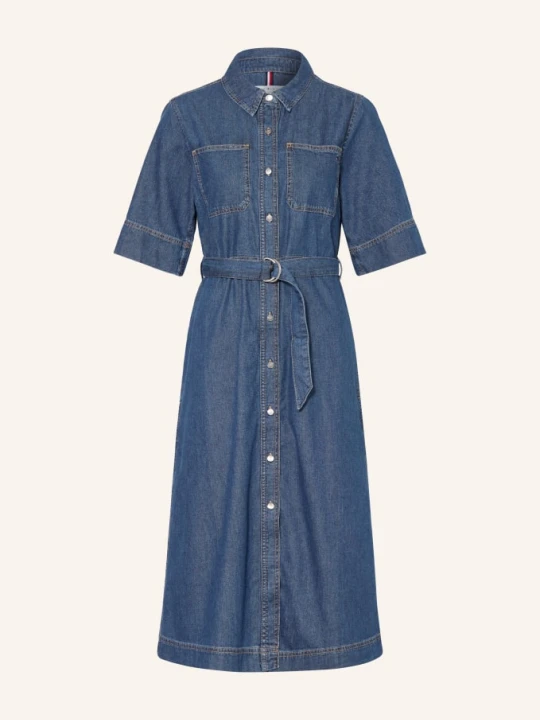 Zdjęcie produktu Tommy Hilfiger Sukienka Jeansowa blau NIEBIESKI