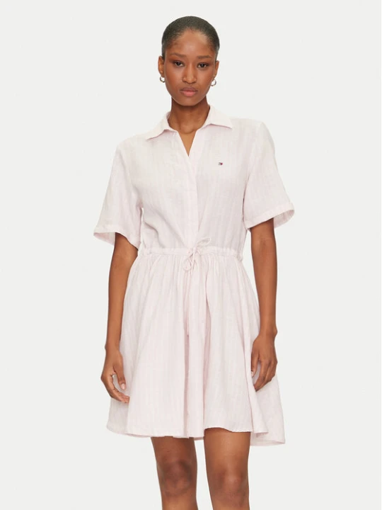 Zdjęcie produktu Tommy Hilfiger Sukienka koszulowa Ess WW0WW44672 Różowy Regular Fit