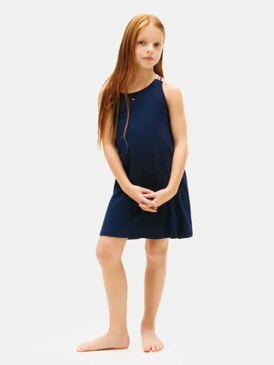 Zdjęcie produktu Tommy Hilfiger Sukienka letnia UG0UG00803 Granatowy Regular Fit