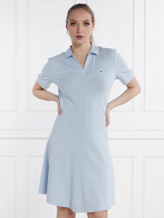 Zdjęcie produktu Tommy Hilfiger Sukienka Polo błękitny