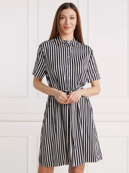 Zdjęcie produktu Tommy Hilfiger Sukienka z paskiem granatowy