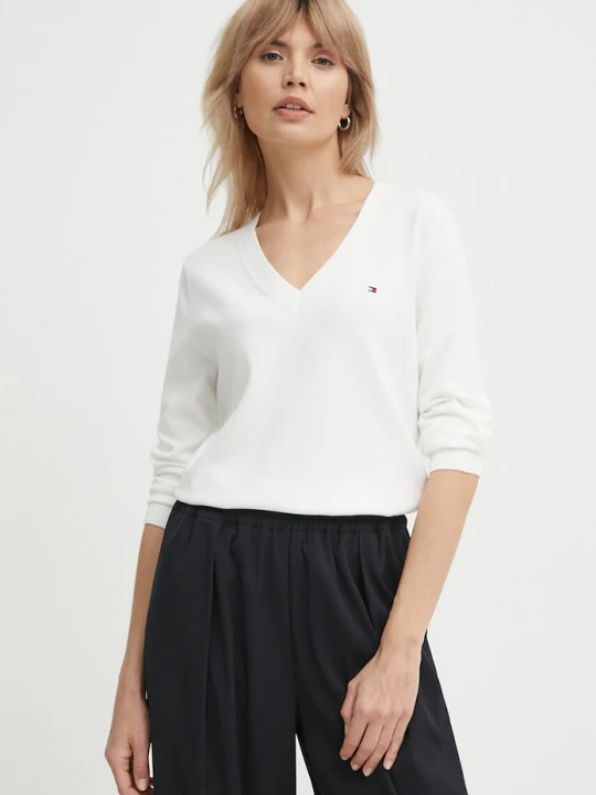 Zdjęcie produktu Tommy Hilfiger sweter beżowy