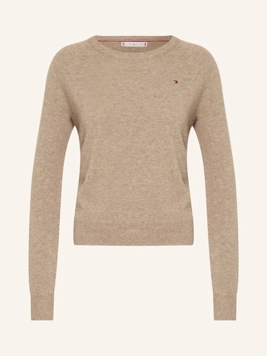 Zdjęcie produktu Tommy Hilfiger Sweter beige BRĄZOWY