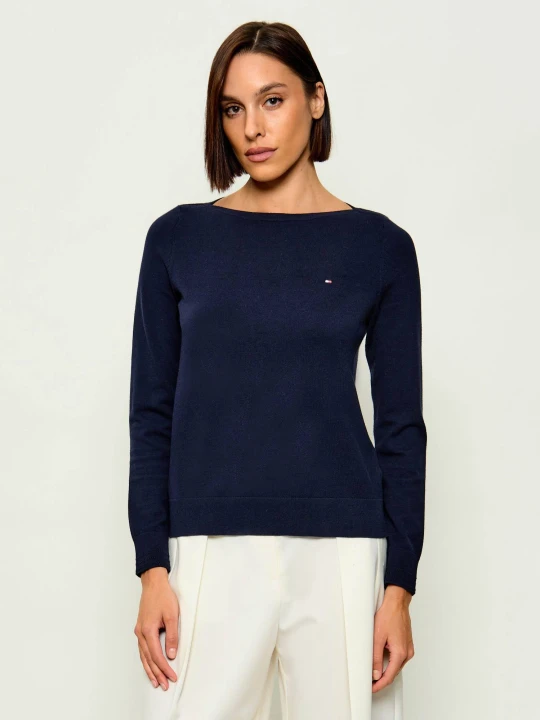 Zdjęcie produktu Tommy Hilfiger Sweter BOA | Regular Fit granatowy