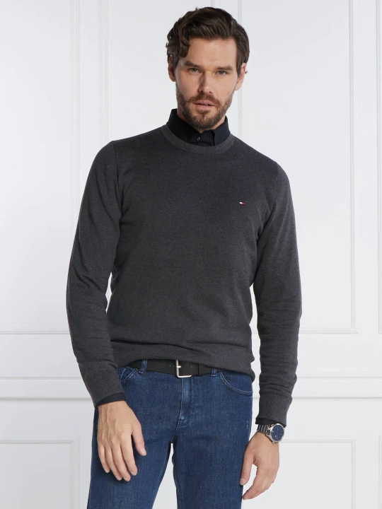 Zdjęcie produktu Tommy Hilfiger Sweter CLASSIC CREW | Regular Fit grafitowy
