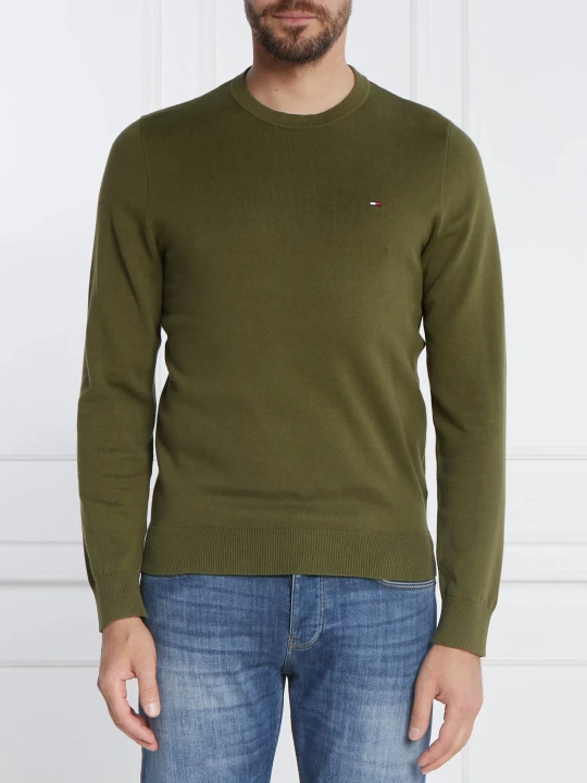 Zdjęcie produktu Tommy Hilfiger Sweter CLASSIC CREW | Regular Fit zielony