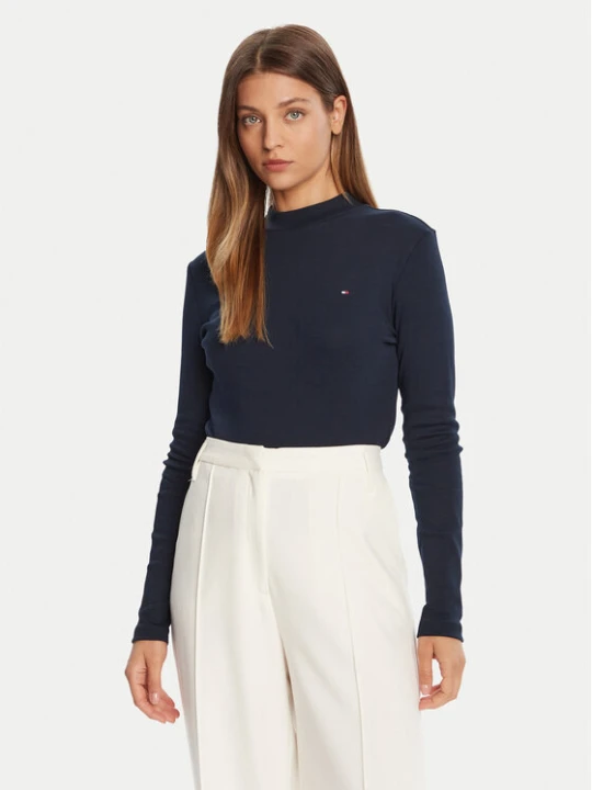 Zdjęcie produktu Tommy Hilfiger Bluzka Cody WW0WW47307 Granatowy Slim Fit