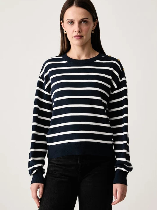 Zdjęcie produktu Tommy Hilfiger sweter damski bawełniany granatowy