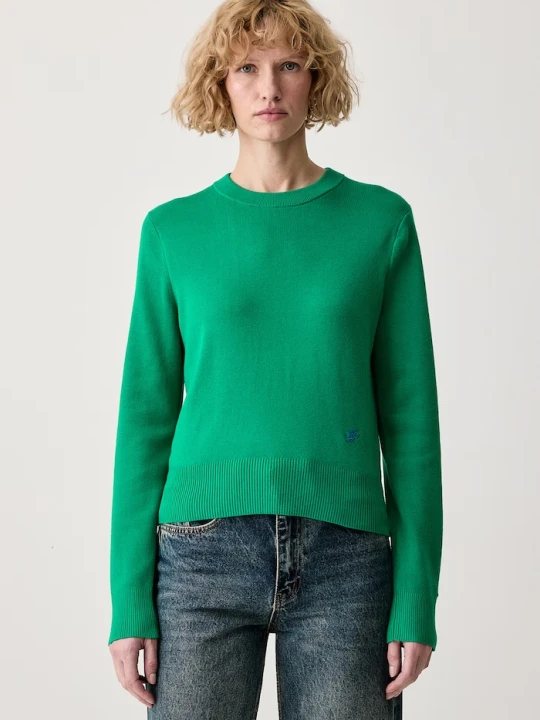 Zdjęcie produktu Tommy Hilfiger sweter damski bawełniany zielony