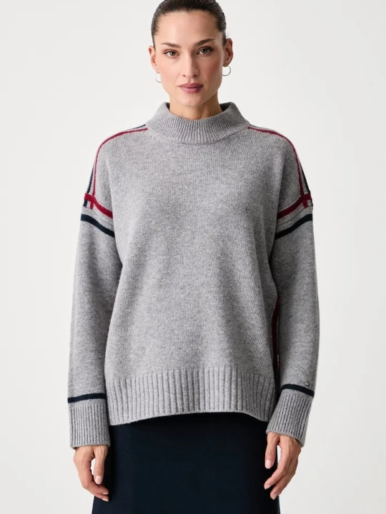 Zdjęcie produktu Tommy Hilfiger sweter damski wełniany szary