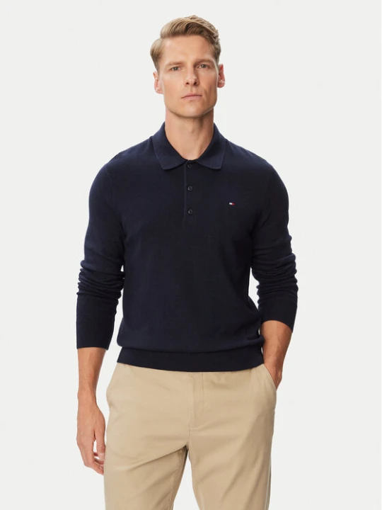Zdjęcie produktu Tommy Hilfiger Sweter Essential MW0MW14745 Beżowy ciemny Regular Fit