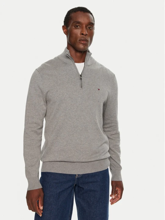 Zdjęcie produktu Tommy Hilfiger Sweter Essential MW0MW37331 Szary Regular Fit