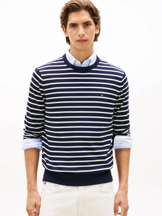 Zdjęcie produktu Tommy Hilfiger Sweter ESSENTIAL | Regular Fit granatowy