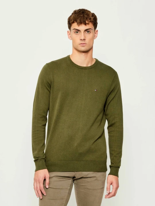 Zdjęcie produktu Tommy Hilfiger Sweter ESSENTIAL | Regular Fit zielony
