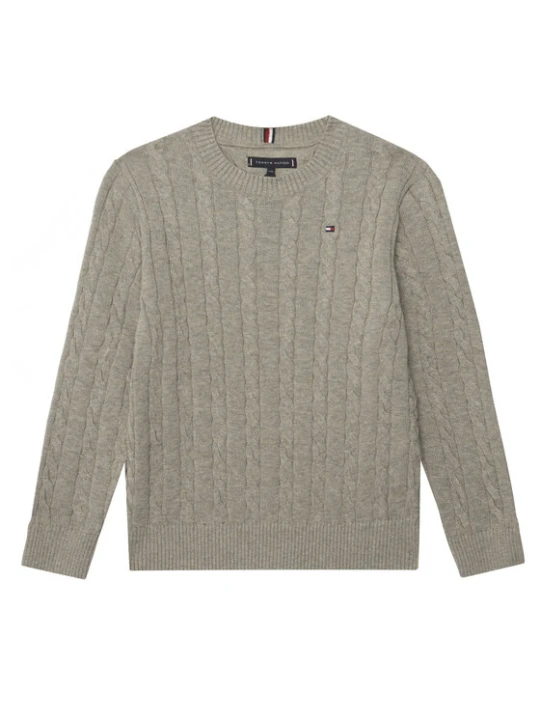 Zdjęcie produktu Tommy Hilfiger Sweter KB0KB09753 Szary Regular Fit
