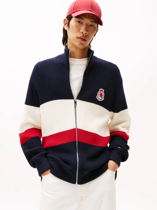 Zdjęcie produktu Tommy Hilfiger Sweter | Loose fit granatowy
