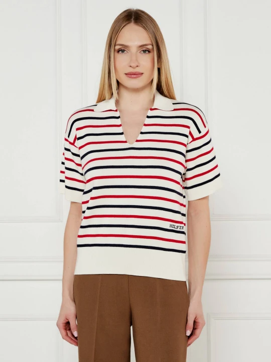Zdjęcie produktu Tommy Hilfiger Sweter | Loose fit ecru