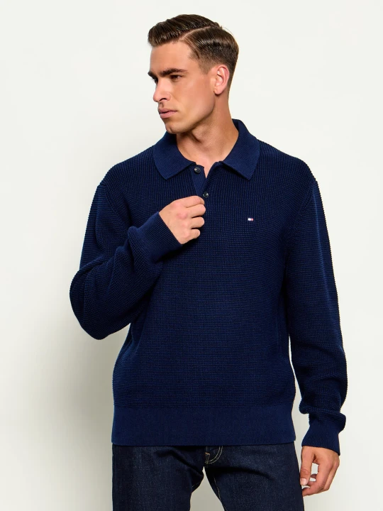 Zdjęcie produktu Tommy Hilfiger Sweter | Loose fit granatowy
