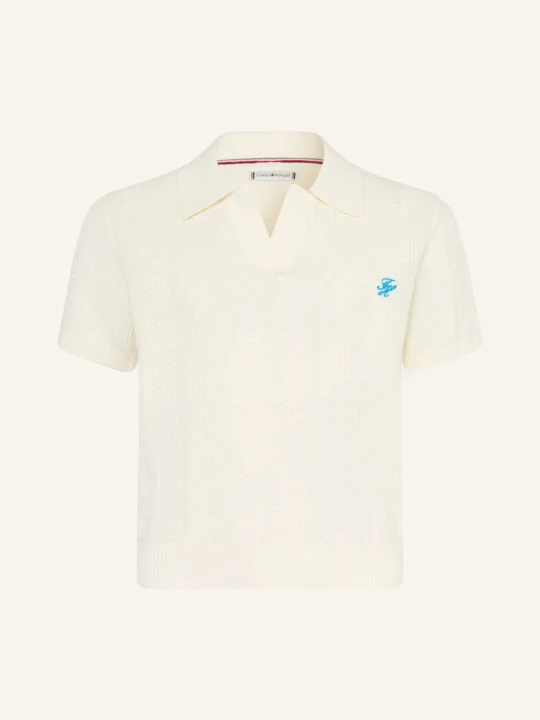 Zdjęcie produktu Tommy Hilfiger Sweter Polo weiss ECRU