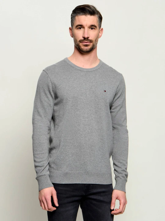 Zdjęcie produktu Tommy Hilfiger Sweter | Regular Fit szary