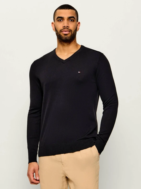 Zdjęcie produktu Tommy Hilfiger Sweter | Regular Fit czarny