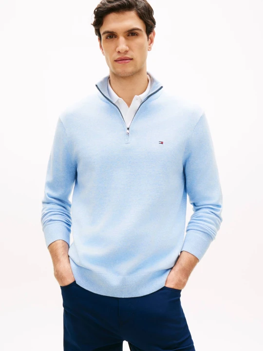 Zdjęcie produktu Tommy Hilfiger Sweter | Regular Fit błękitny