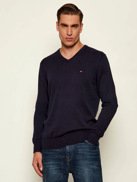 Zdjęcie produktu Tommy Hilfiger Sweter | Regular Fit granatowy