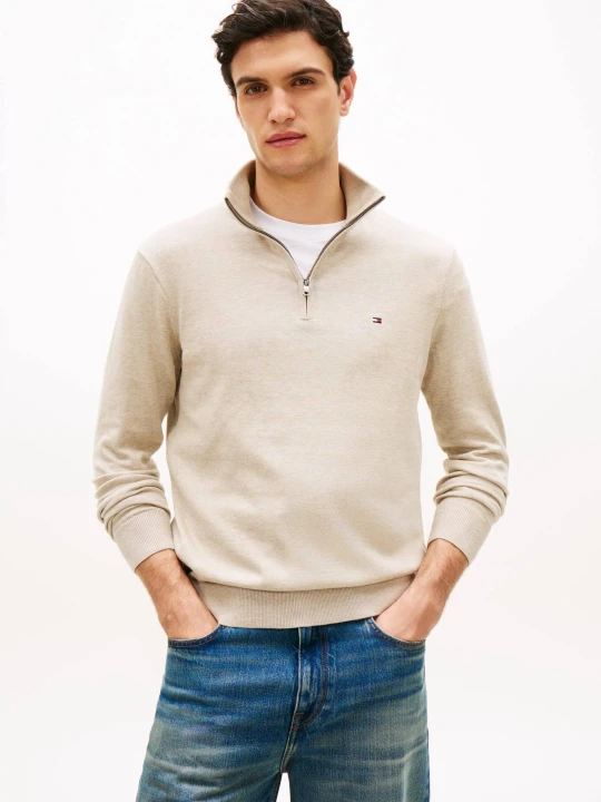 Zdjęcie produktu Tommy Hilfiger Sweter | Regular Fit beżowy