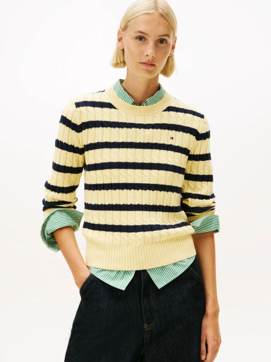 Zdjęcie produktu Tommy Hilfiger Sweter | Regular Fit żółty