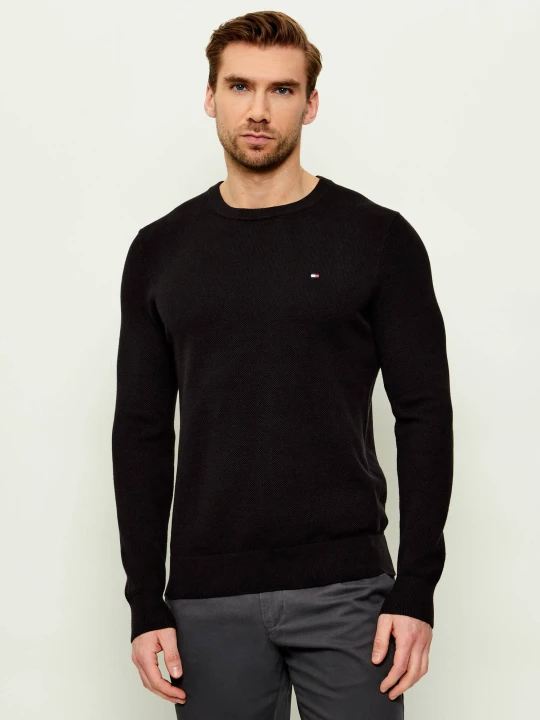 Zdjęcie produktu Tommy Hilfiger Sweter | Regular Fit czarny