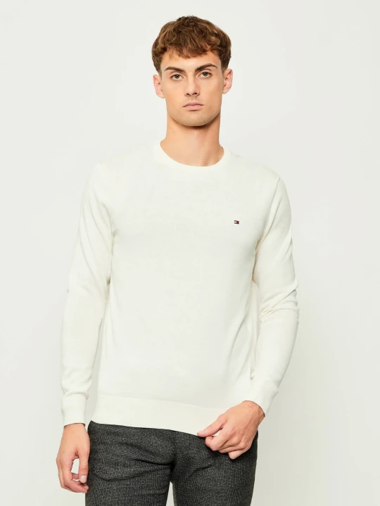 Zdjęcie produktu Tommy Hilfiger Sweter | Regular Fit ecru