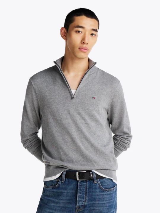 Zdjęcie produktu Tommy Hilfiger Sweter | Regular Fit szary