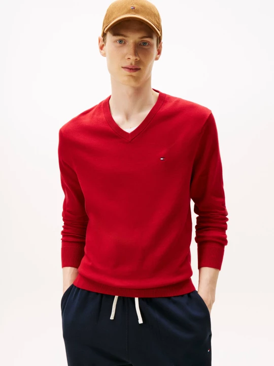 Zdjęcie produktu Tommy Hilfiger Sweter | Regular Fit czerwony