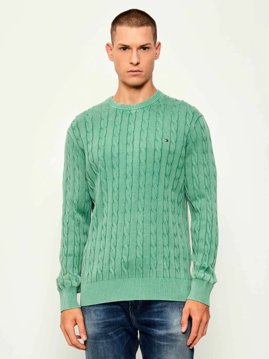 Zdjęcie produktu Tommy Hilfiger Sweter | Regular Fit zielony