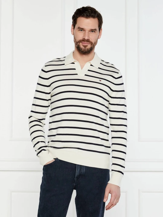 Zdjęcie produktu Tommy Hilfiger Sweter | Regular Fit ecru