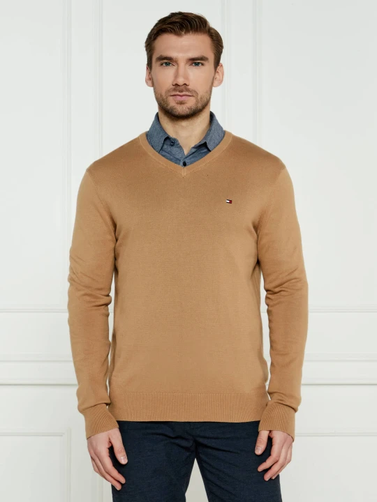 Zdjęcie produktu Tommy Hilfiger Sweter | Regular Fit brązowy