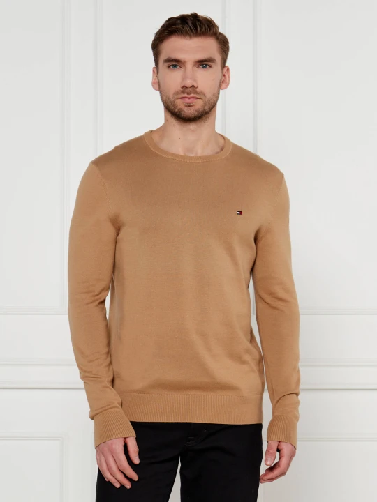 Zdjęcie produktu Tommy Hilfiger Sweter | Regular Fit beżowy