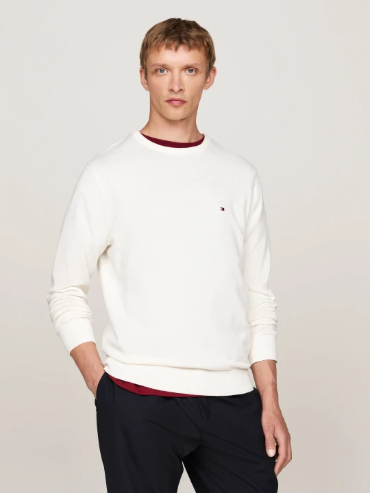 Zdjęcie produktu Tommy Hilfiger Sweter | Regular Fit ecru