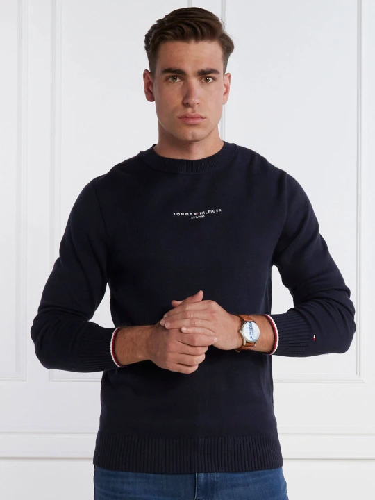 Zdjęcie produktu Tommy Hilfiger Sweter | Regular Fit granatowy